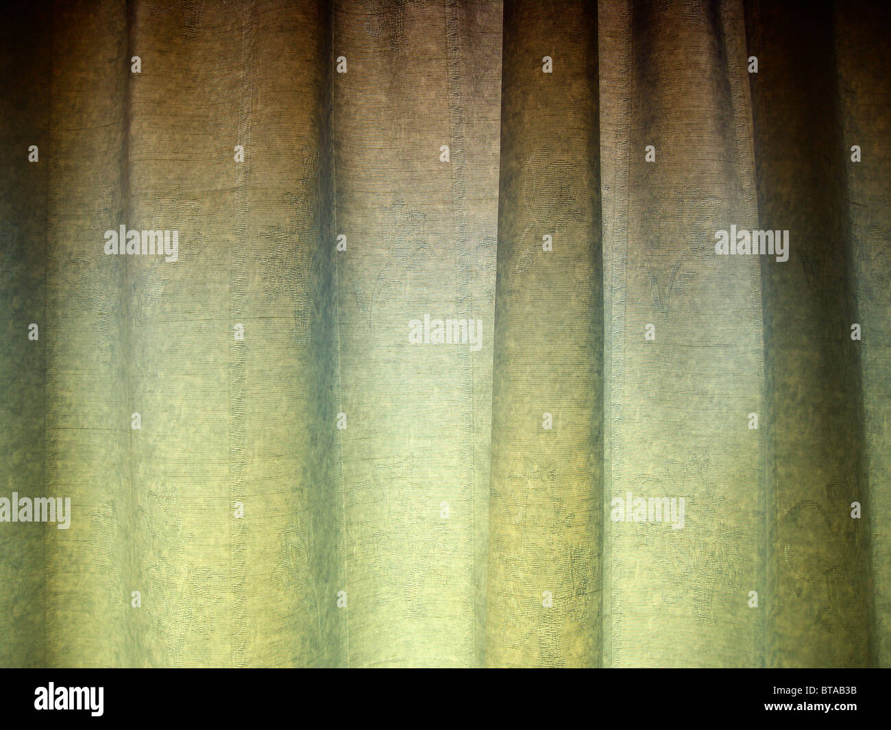 Textur des blauen Vorhang Hintergrund Stockfoto