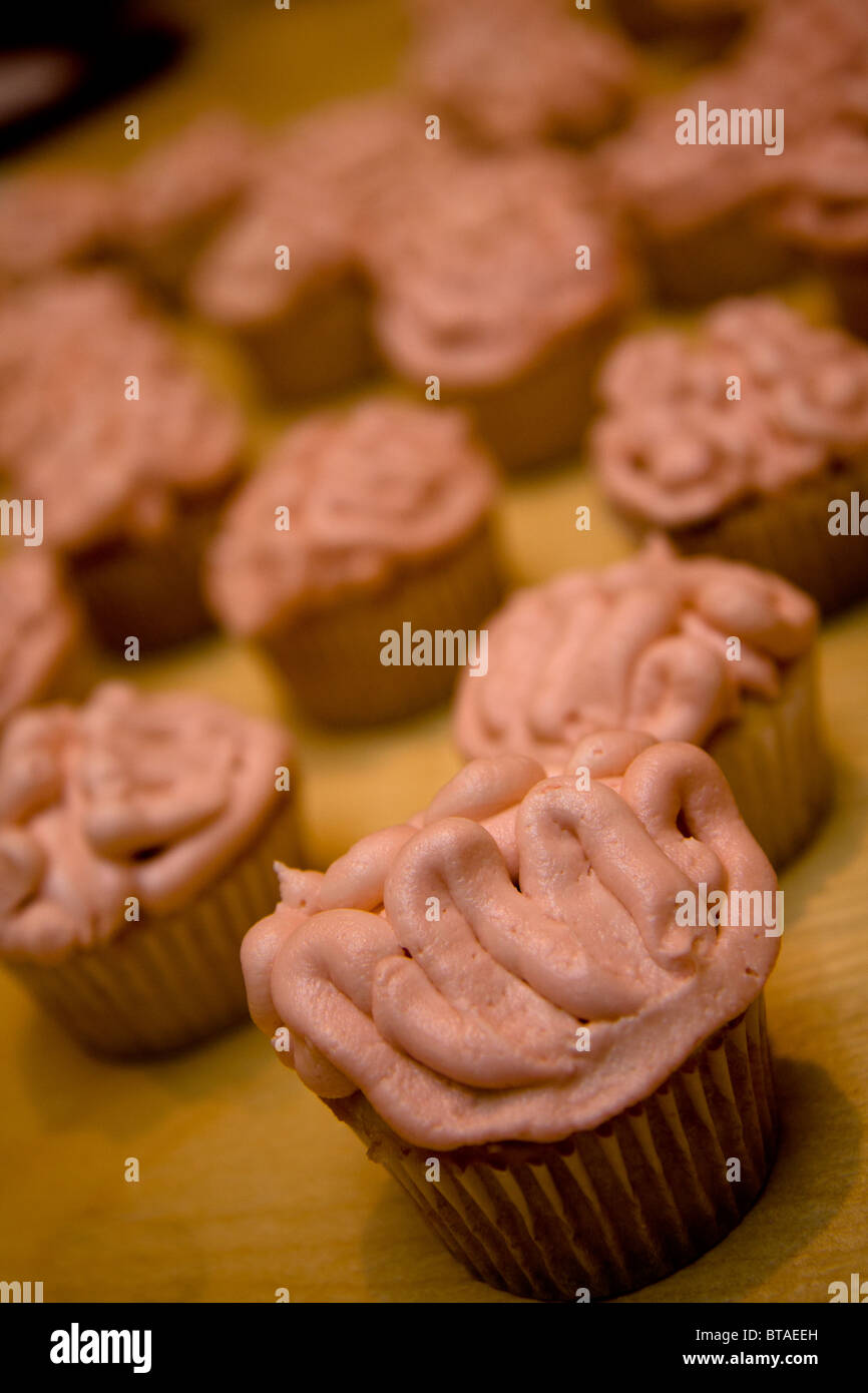 Gehirn Muffin Halloween Stockfoto