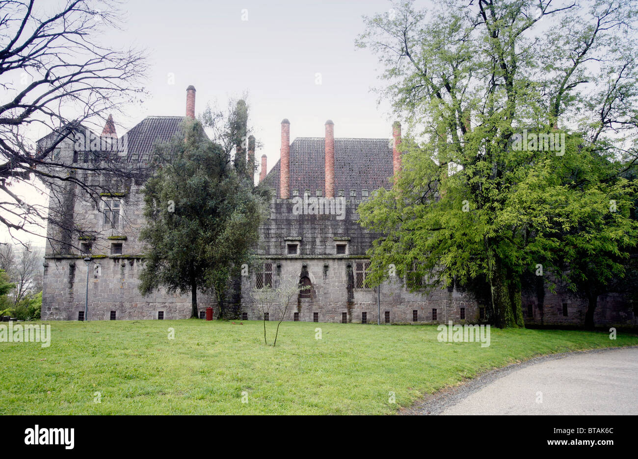 Bragança Dukes' Palace Guimaraes, Portugal Stockfoto