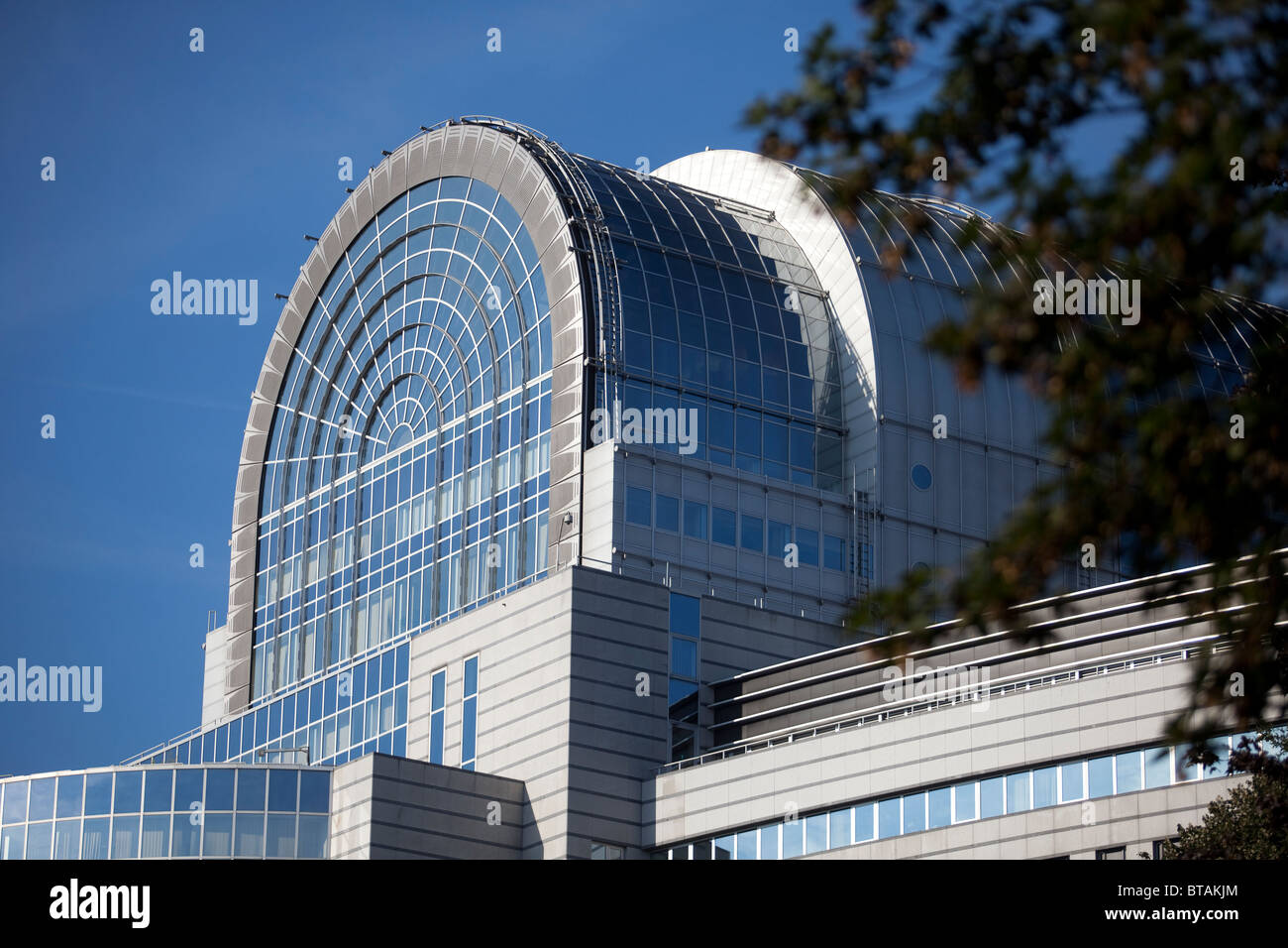 Sitz des Europäischen Parlaments in Brüssel Stockfoto