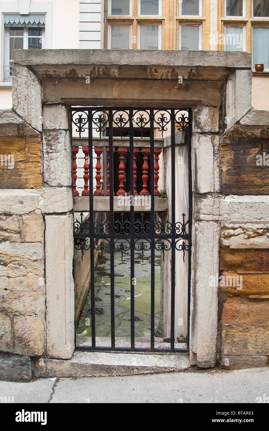 Haus Paterin oder Haus Henri IV, Saint-Paul Bezirk, Distrikt Vieux Lyon, Lyon, Frankreich Stockfoto