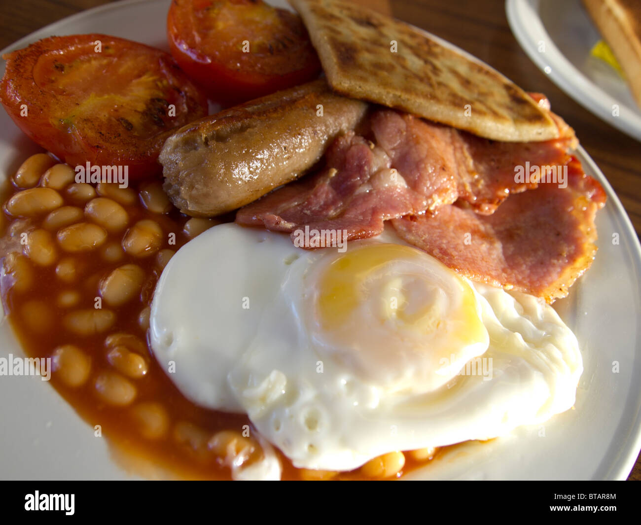Schottisches Frühstück Stockfoto
