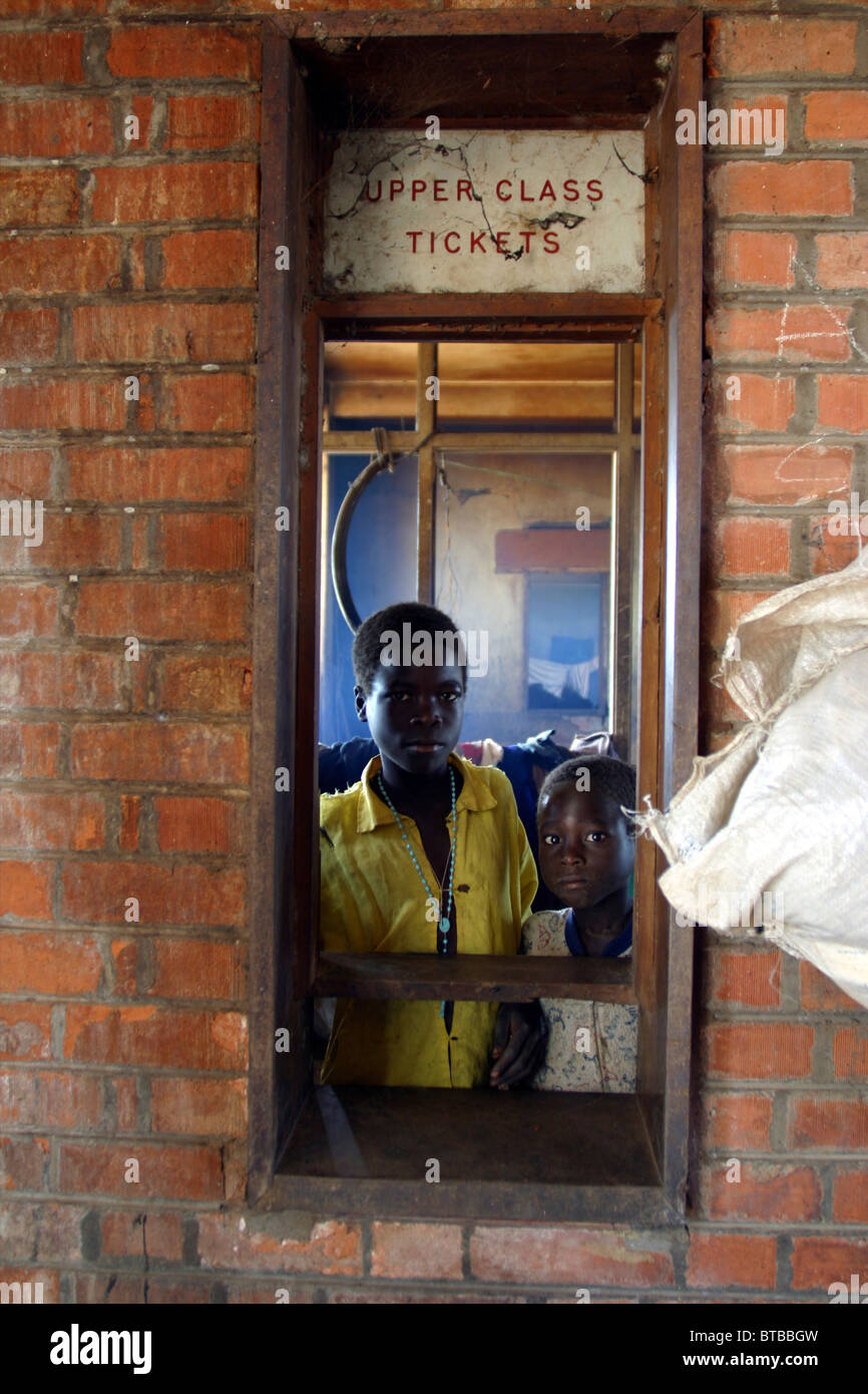 Vertriebene in Uganda Stockfoto