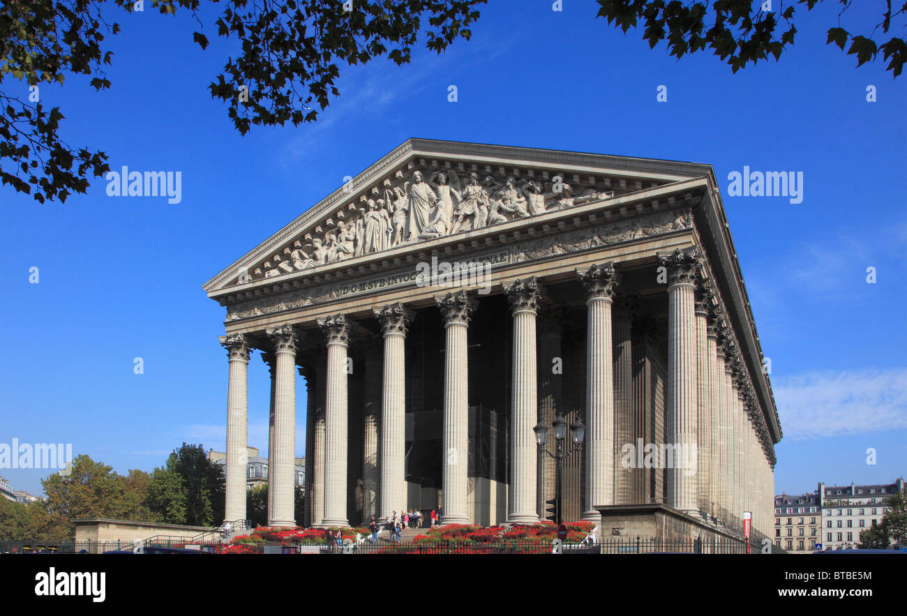 Frankreich, Paris, La Madeleine-Kirche, Stockfoto
