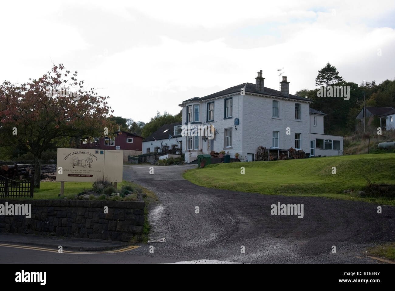 Tighnabruaich 3 Sterne Hotel Main Street Tighnabruaich Cowal Halbinsel Argyll & Bute Schottland Stockfoto