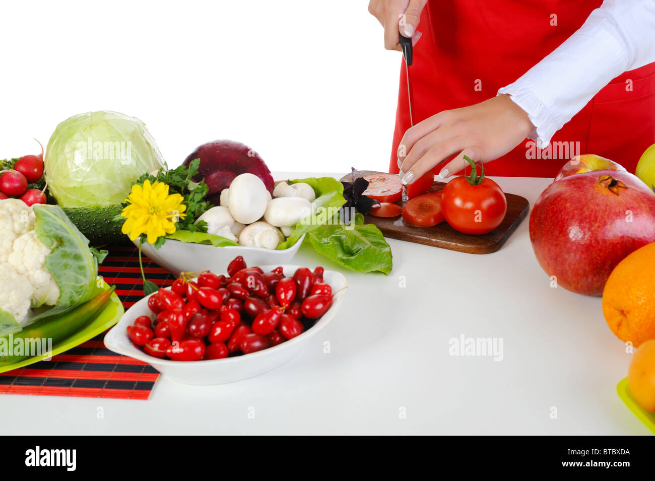 Küchenchef im restaurant Stockfoto