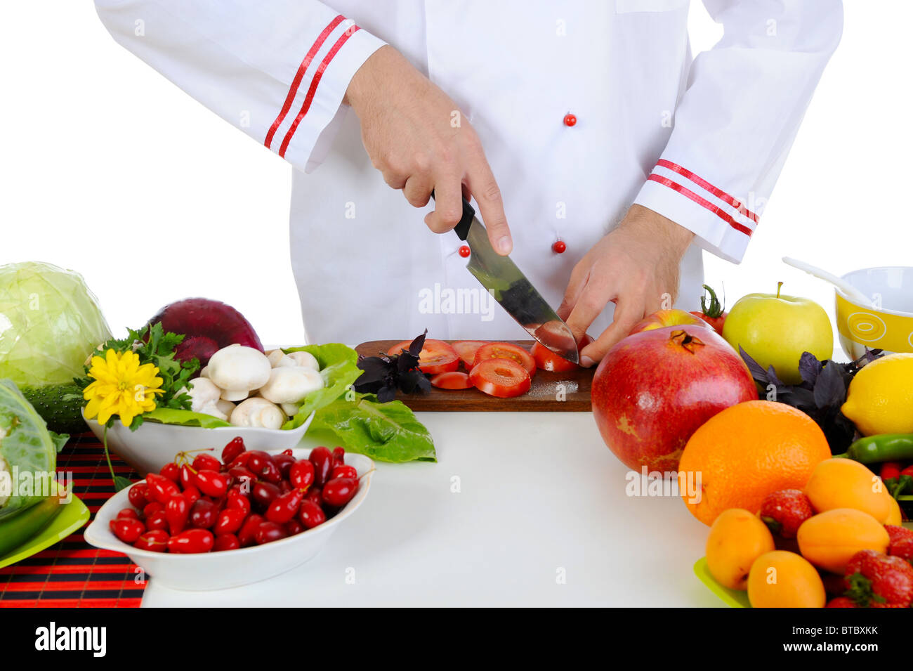 Küchenchef im restaurant Stockfoto
