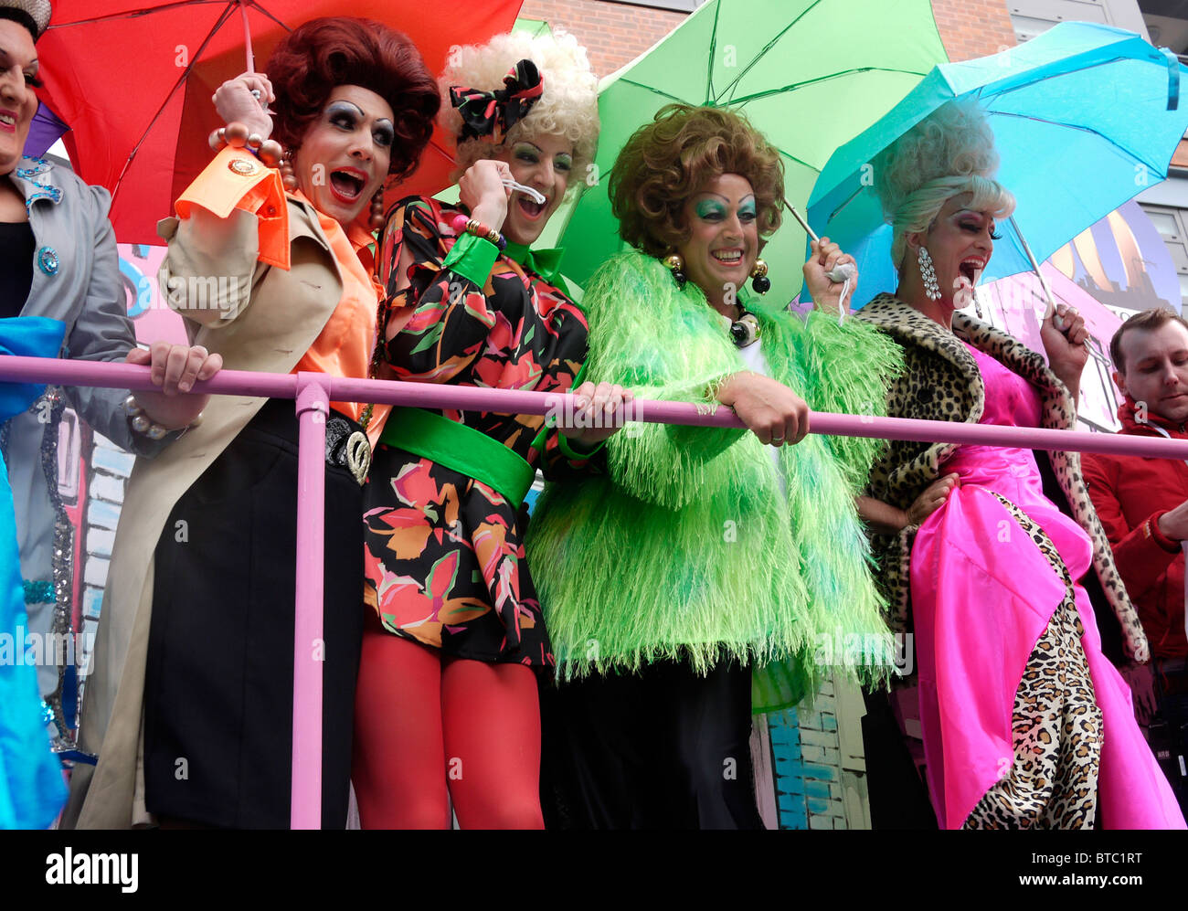 Manchester-Pride-Parade UK 2010 Stockfoto