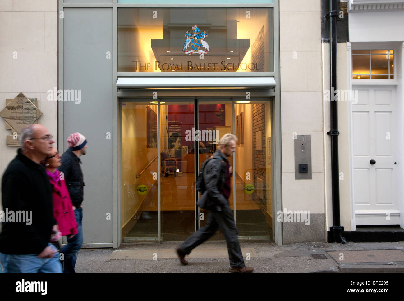 Die Royal Ballet School, Covent Garden, London Stockfoto