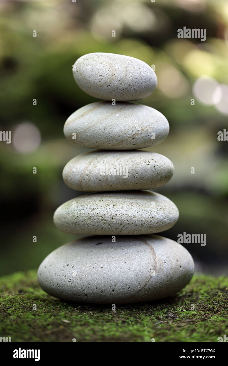 Ausgeglichenheit und Harmonie in der Natur Stockfoto
