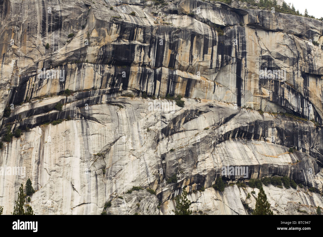 Royal Arches hautnah - Yosemite National Park, Kalifornien, USA Stockfoto