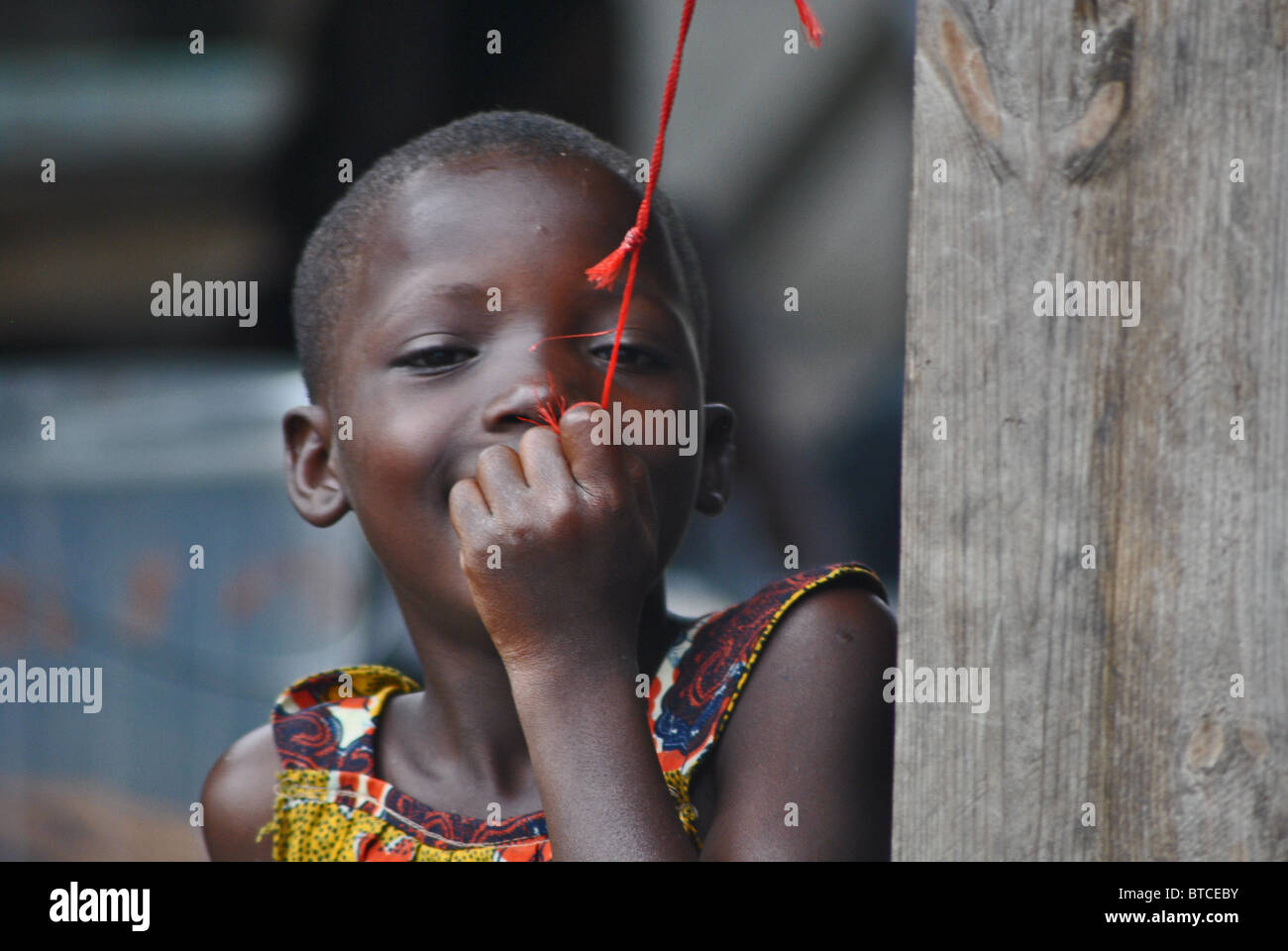 Mädchen, Abidjan, Westafrika Stockfoto