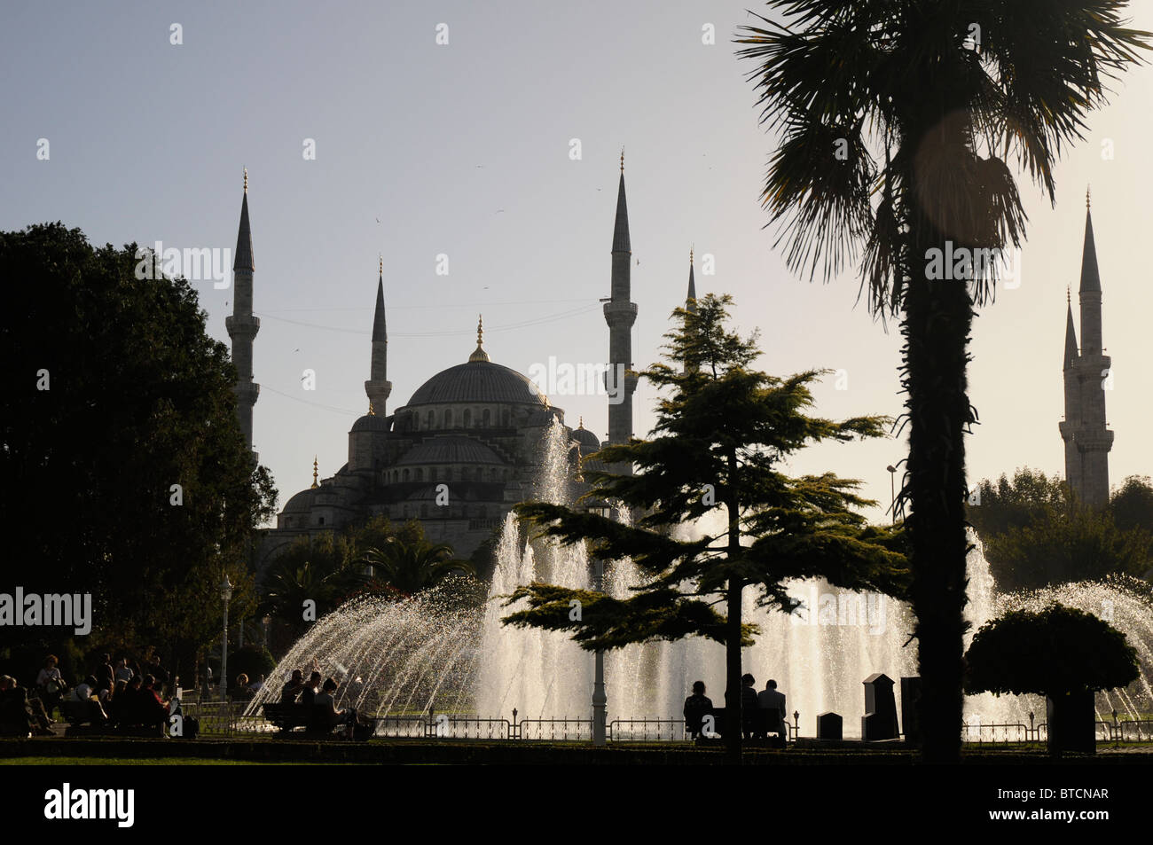 Die blaue Moschee (Sultanahmet Camii)), Istanbul, Türkei Stockfoto