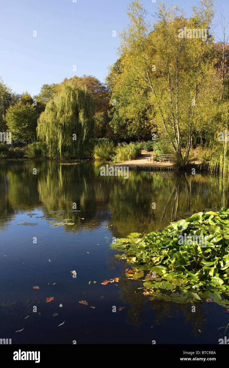 See im Stadtpark, Melton Mowbray, Leicestershire, England, UK Stockfoto