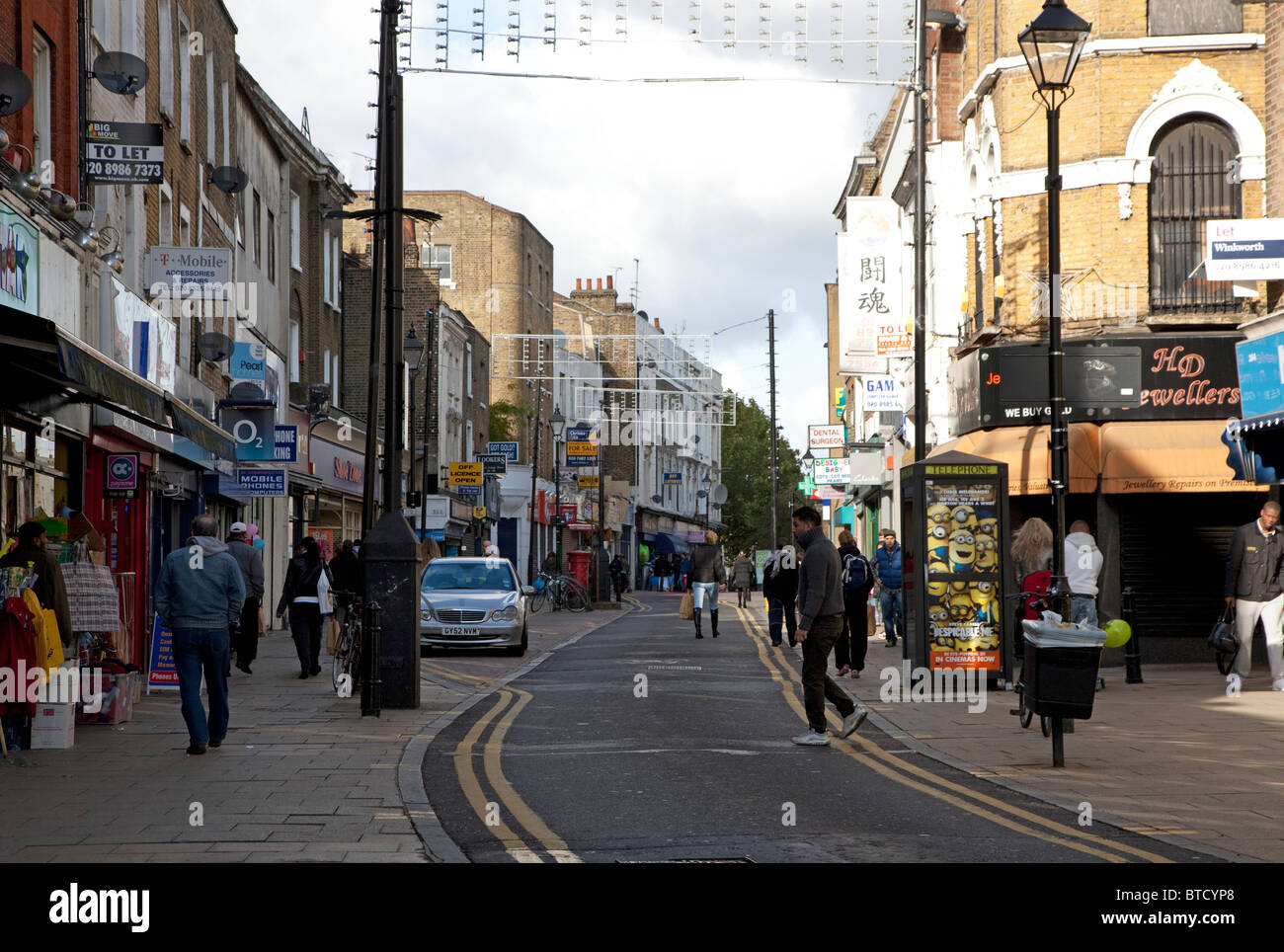 Mare Street, Hackney, London Stockfoto