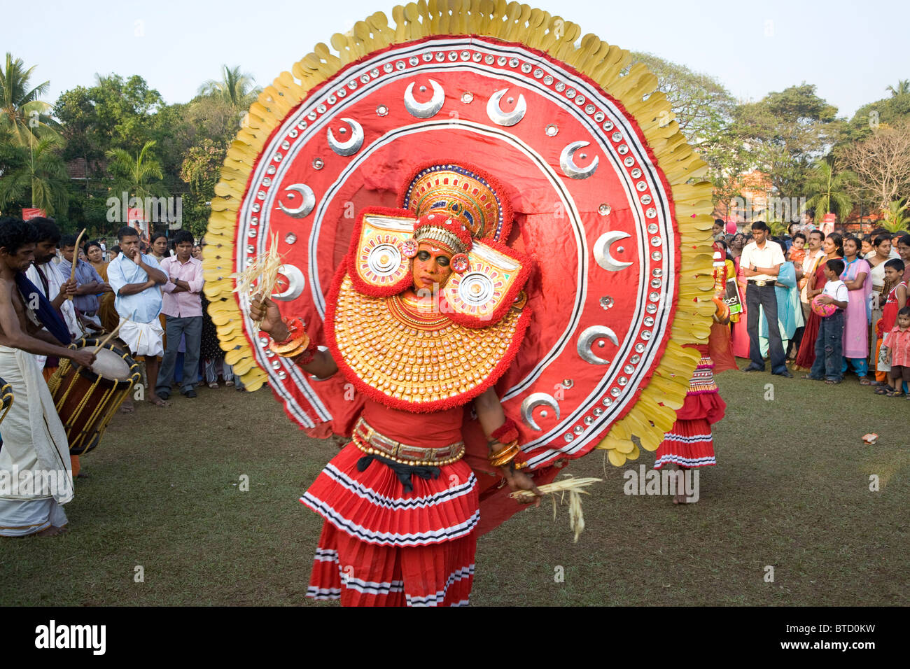 Elefanten Festival Kerala Stockfoto