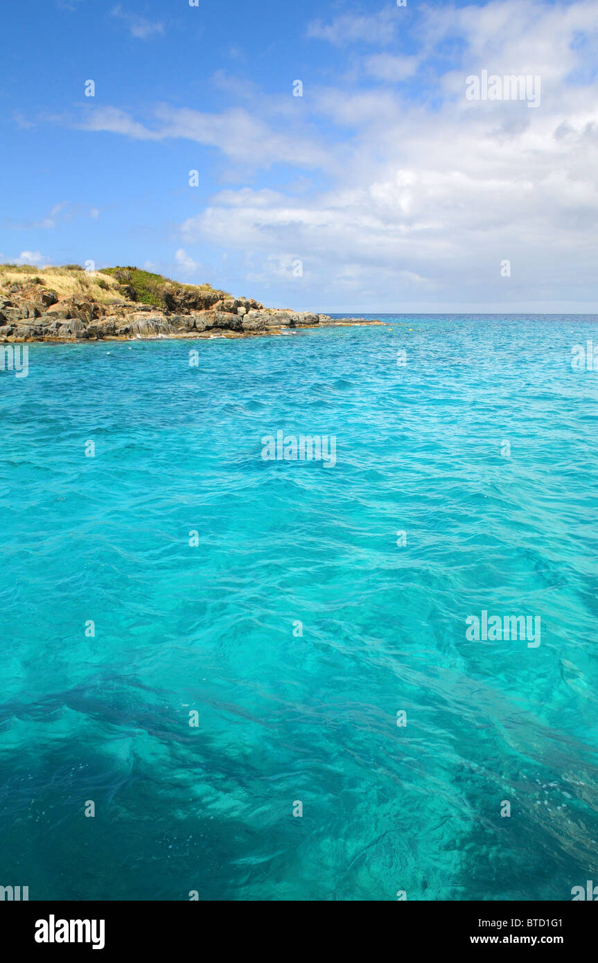 Kleine Insel im St. Thomas, Amerikanische Jungferninseln Stockfoto