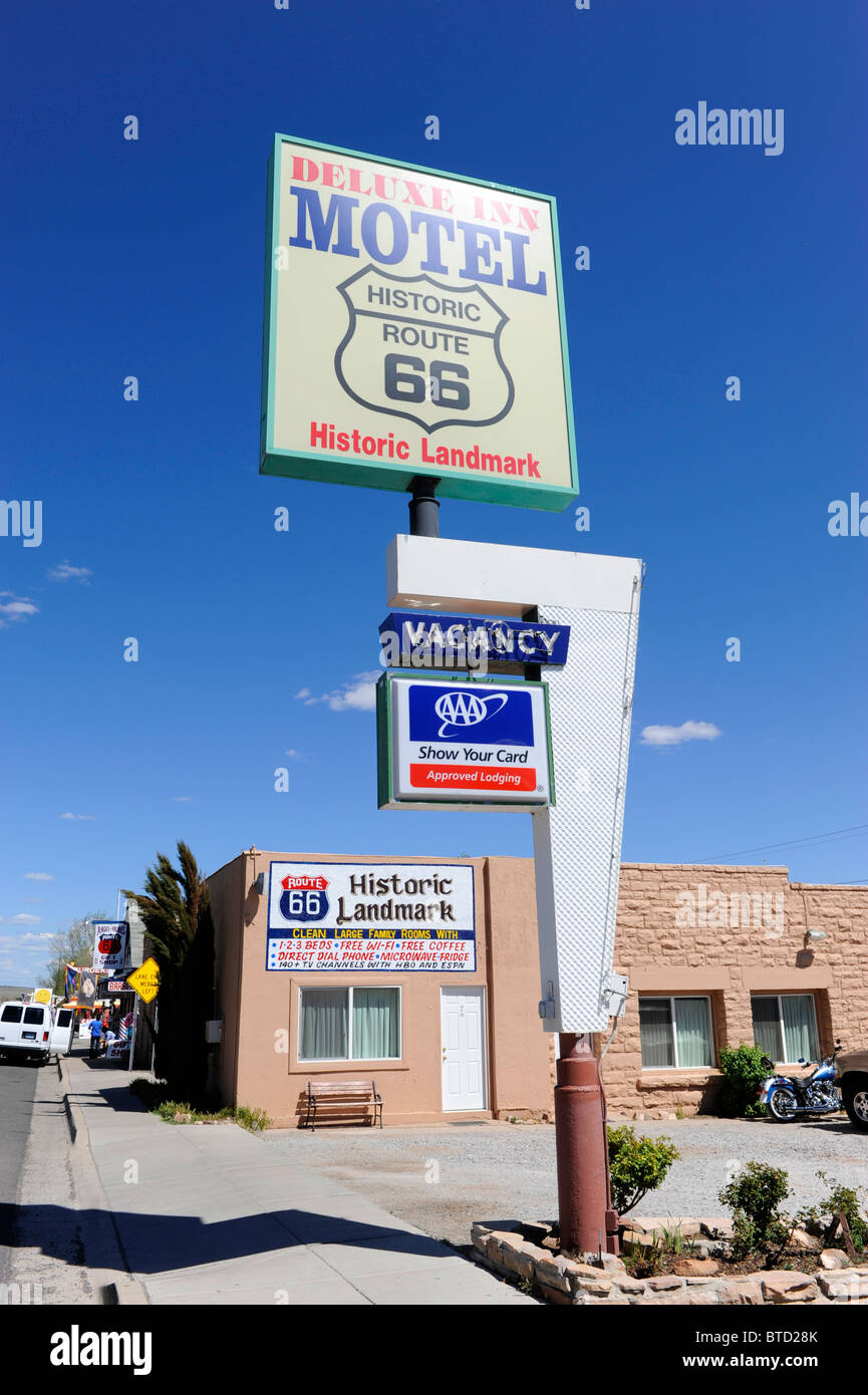 Deluxe Inn Motel Seligman Arizona Route 66 Stockfoto