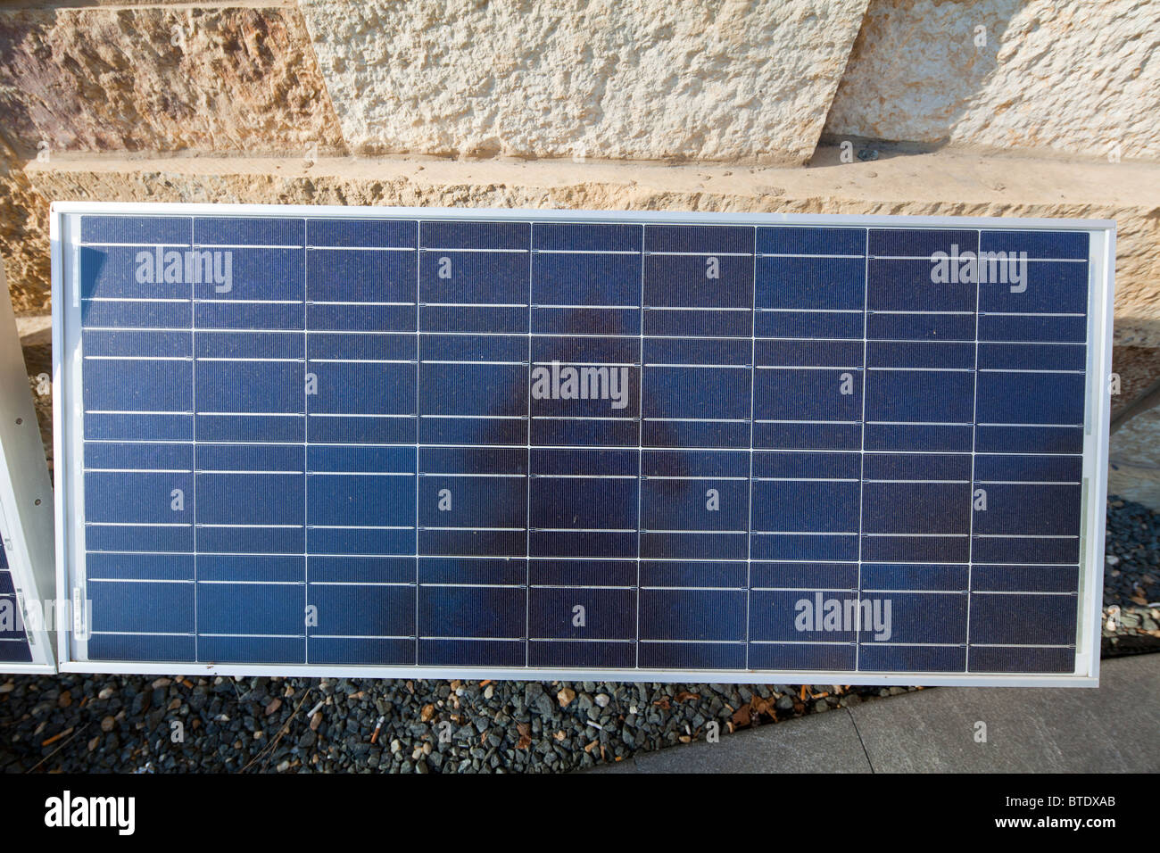 Polykristalline Solar-panel Stockfoto