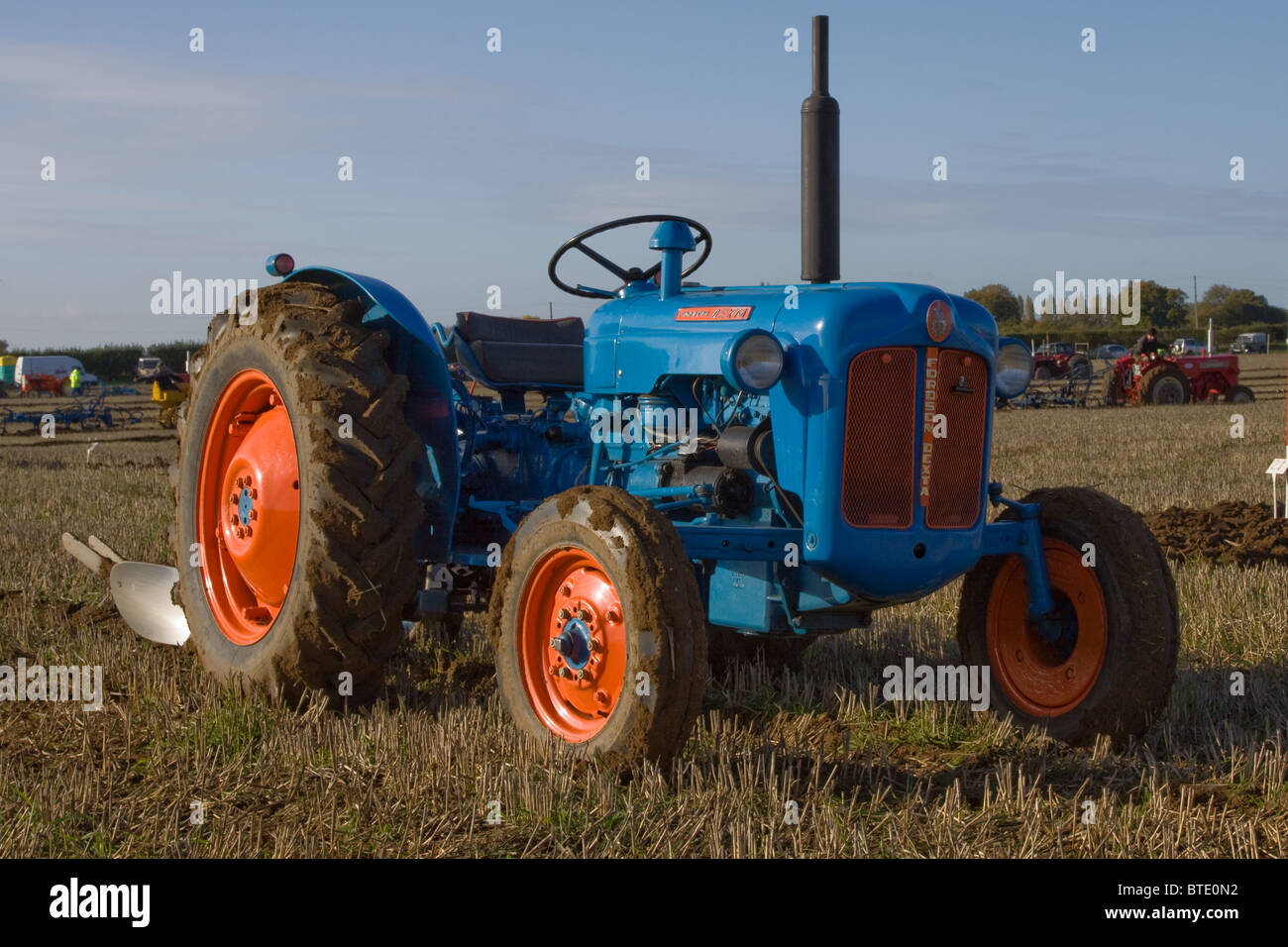 Fordson Dexta Traktor Stockfoto