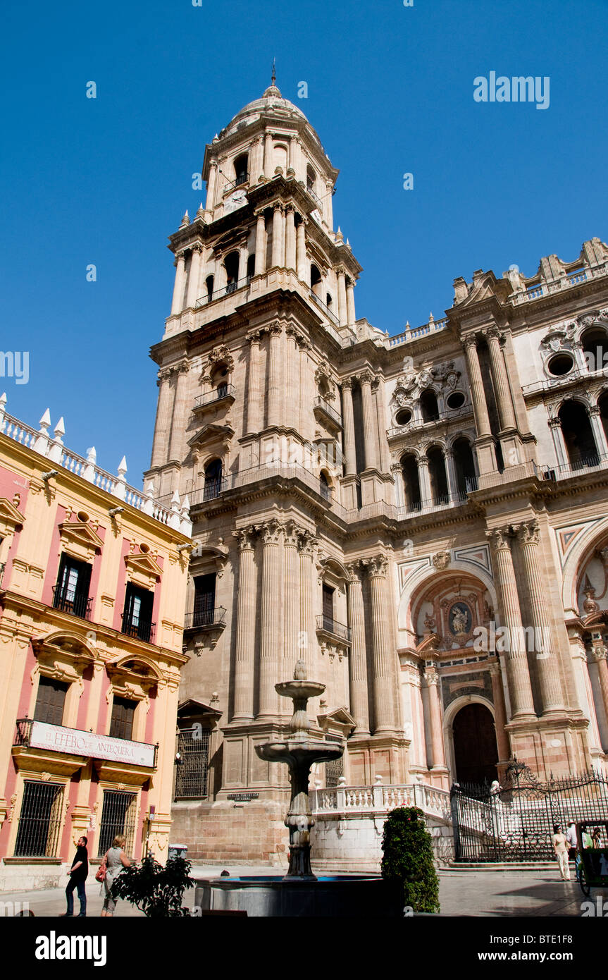 Kathedrale von Malaga Spanien Andalusien de l'Incartion Kathedrale de l'Incartion Stockfoto