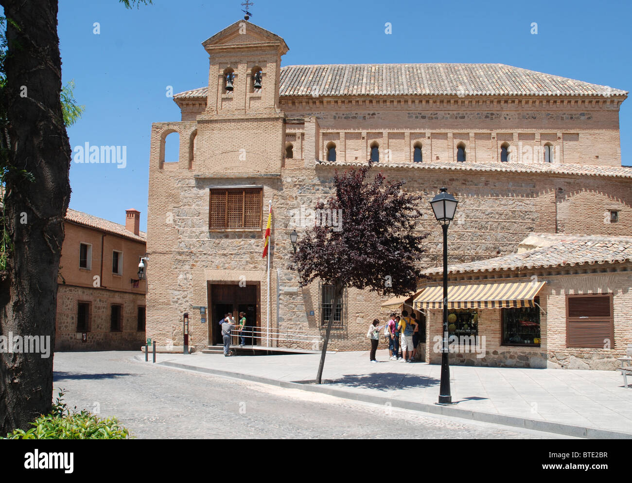 5408. El Transito Synagoge in Toledo, Spanien. C.1320-1360 erbaut von Samuel Ben Meir Ha-Levi Abulafia. Die Synagoge ist Stockfoto