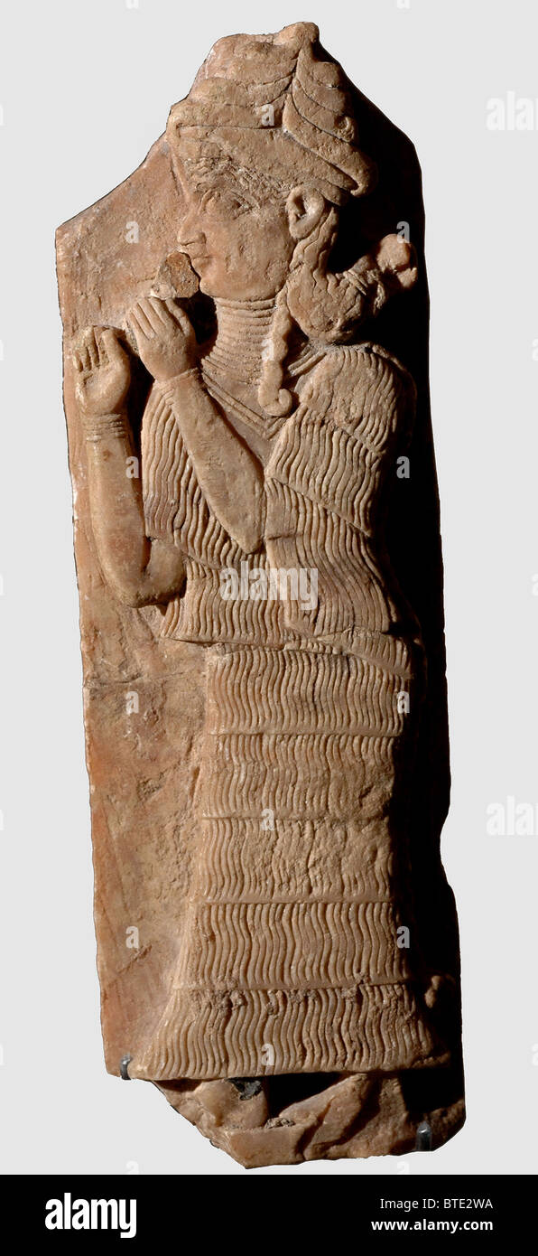 5354. mesopotamische Göttin Lama, die Göttin des Personenschutzes Stockfoto
