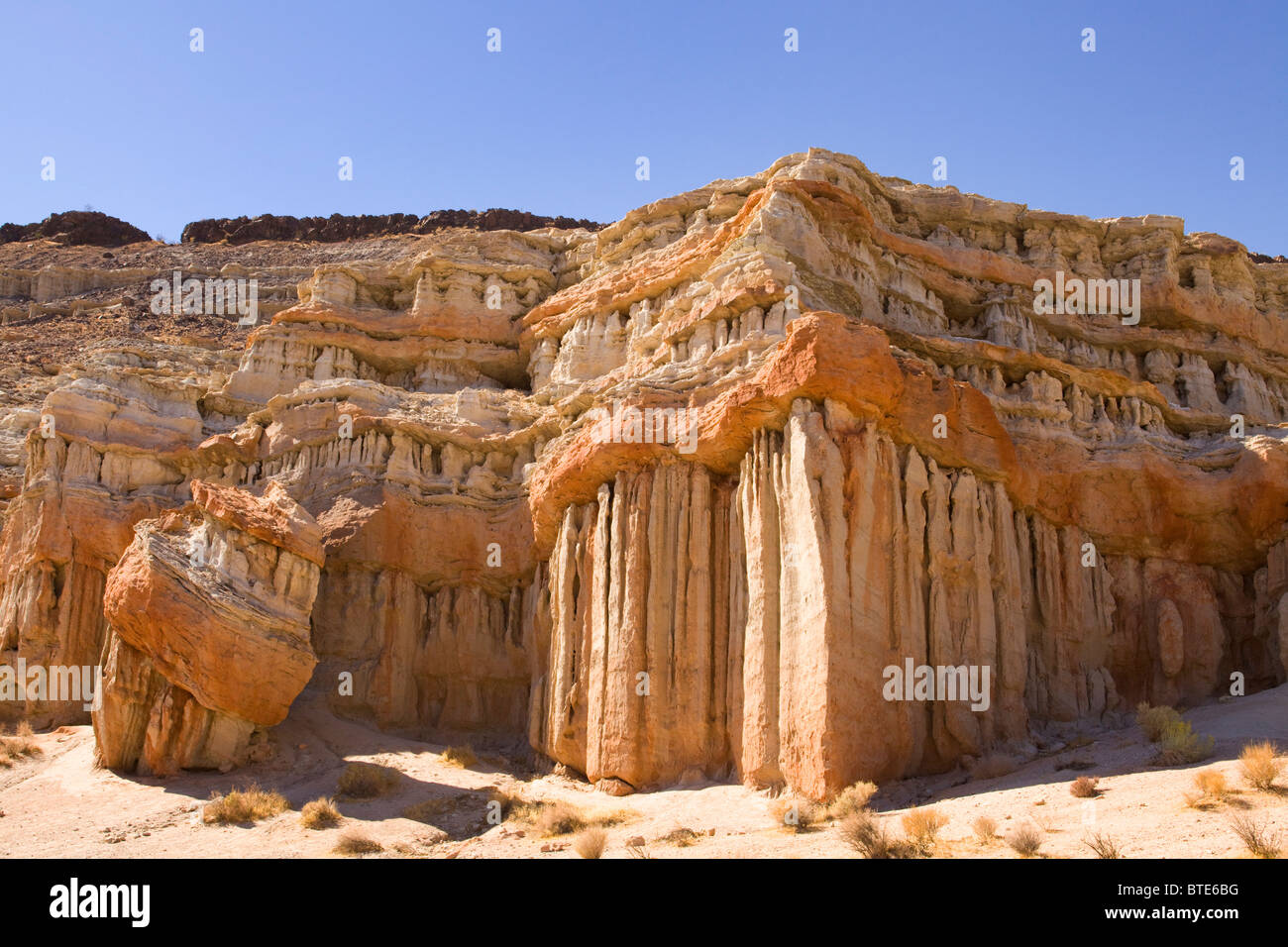 Red Rock Canyon State Park Felsformationen - Kalifornien USA Stockfoto