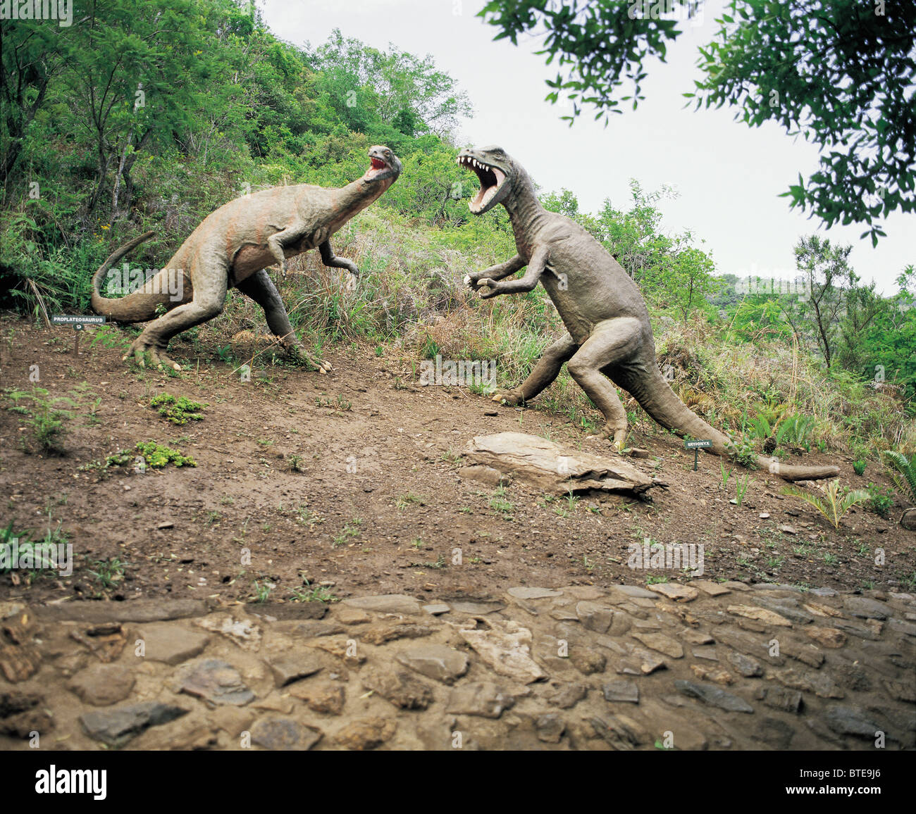 Der Dinosaurier-Park in der Nähe von Nelspruit in Mpumalanga Stockfoto