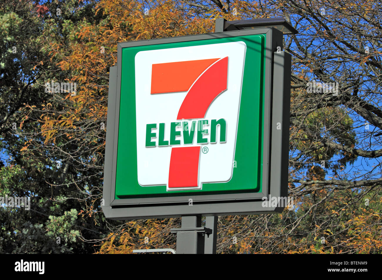 7/11 melden Sie Long Island NY Stockfoto