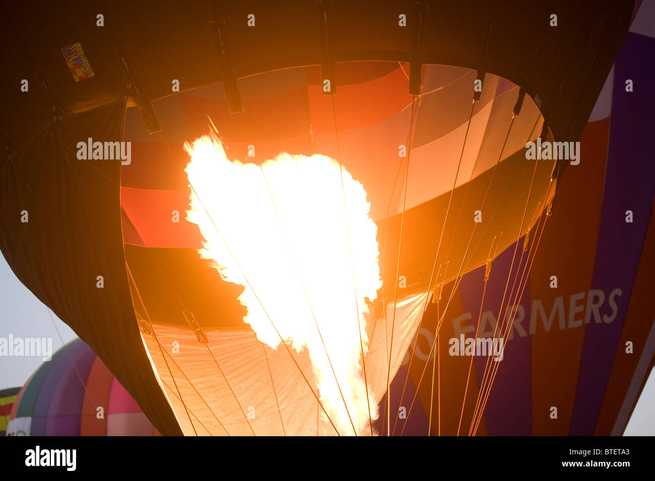 Heißluftballon Stockfoto
