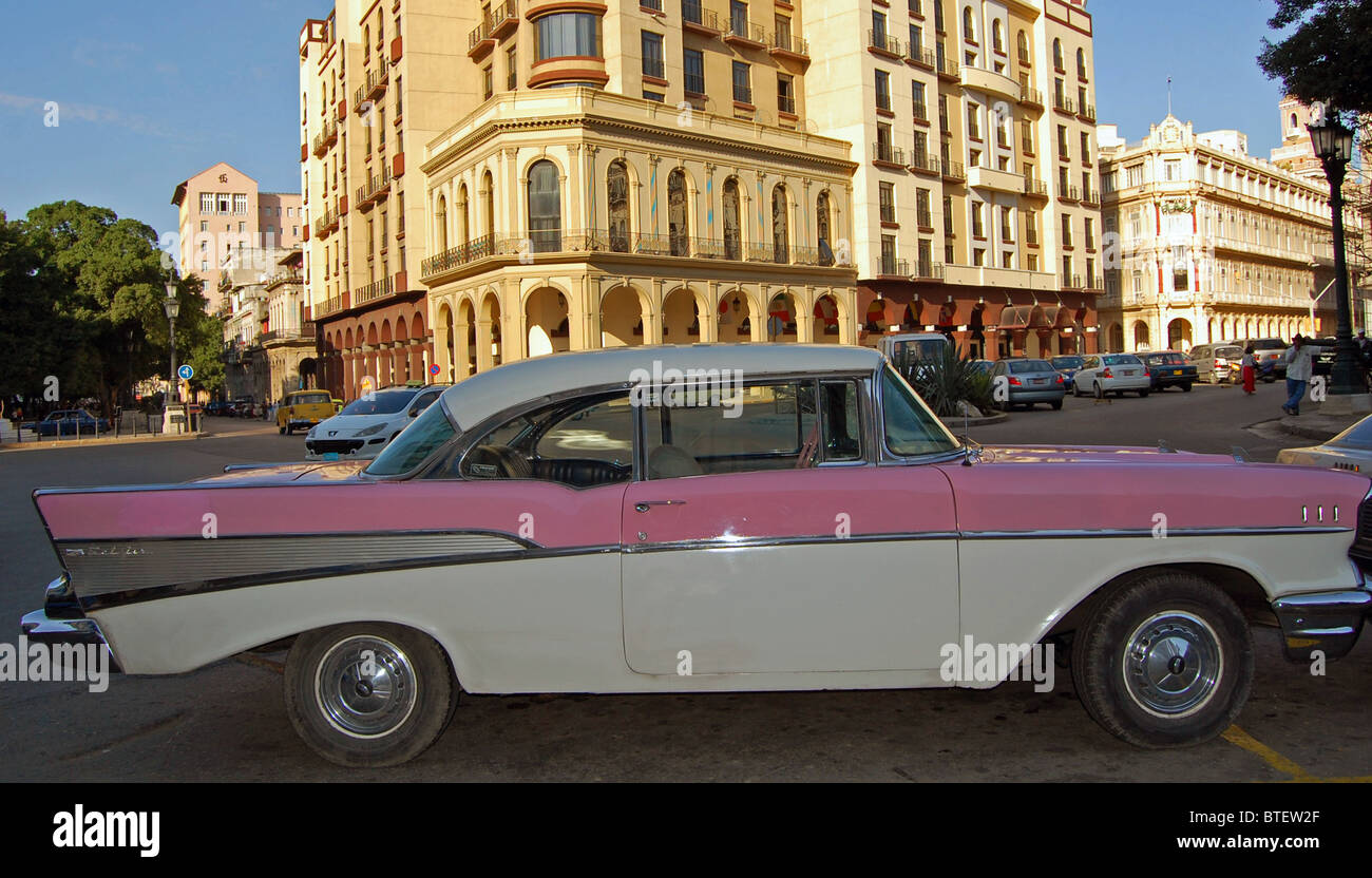 Oldtimer in Havanna Stockfoto