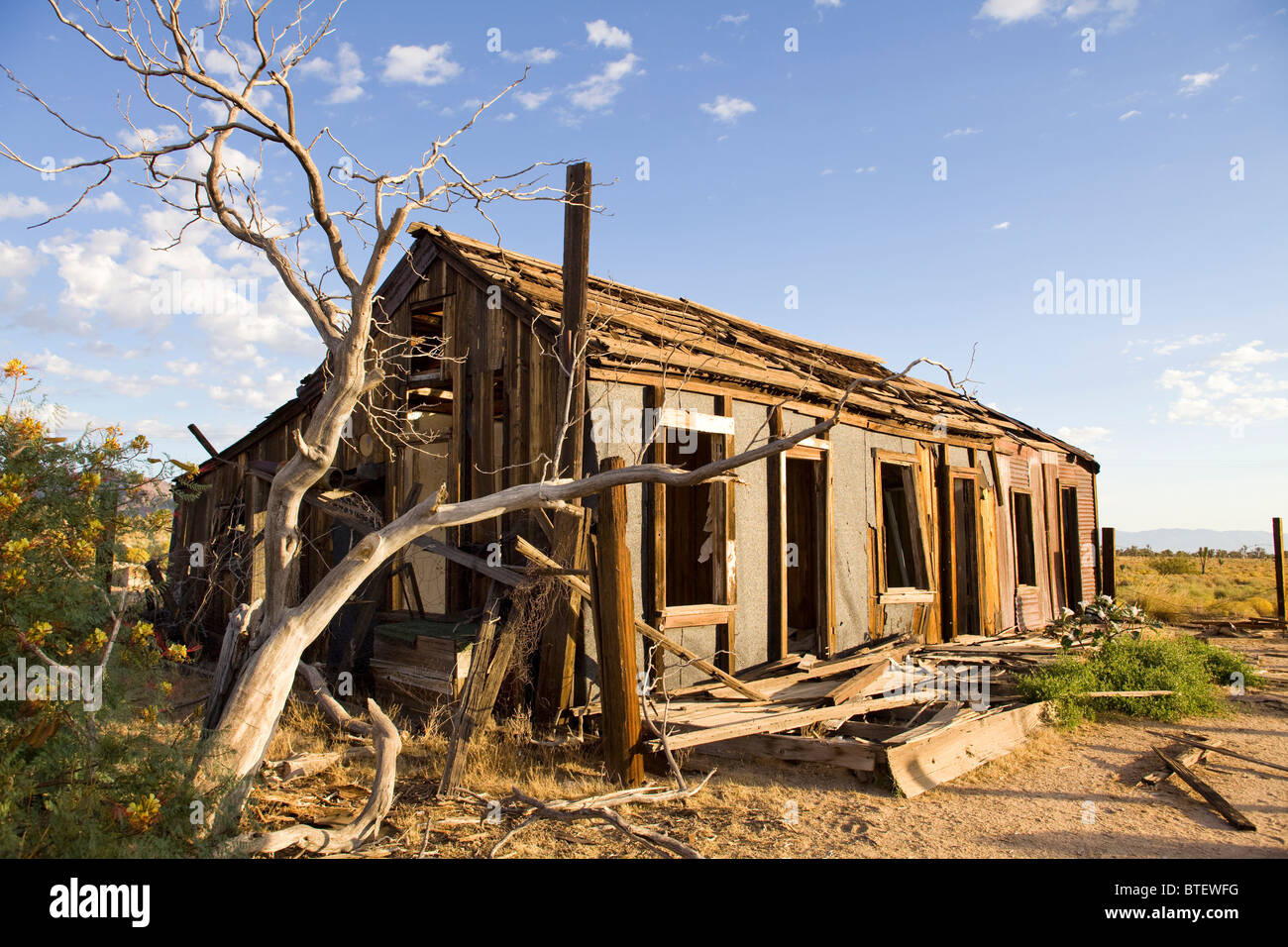 Verlassenes Haus-Kalifornien USA Stockfoto
