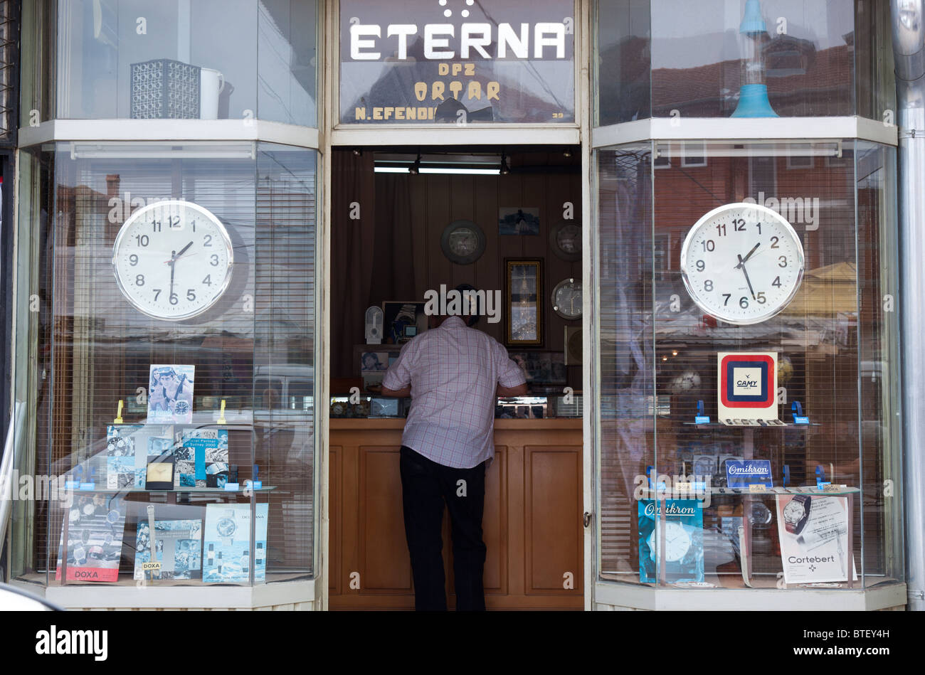 Shop im Kosovo Stockfoto