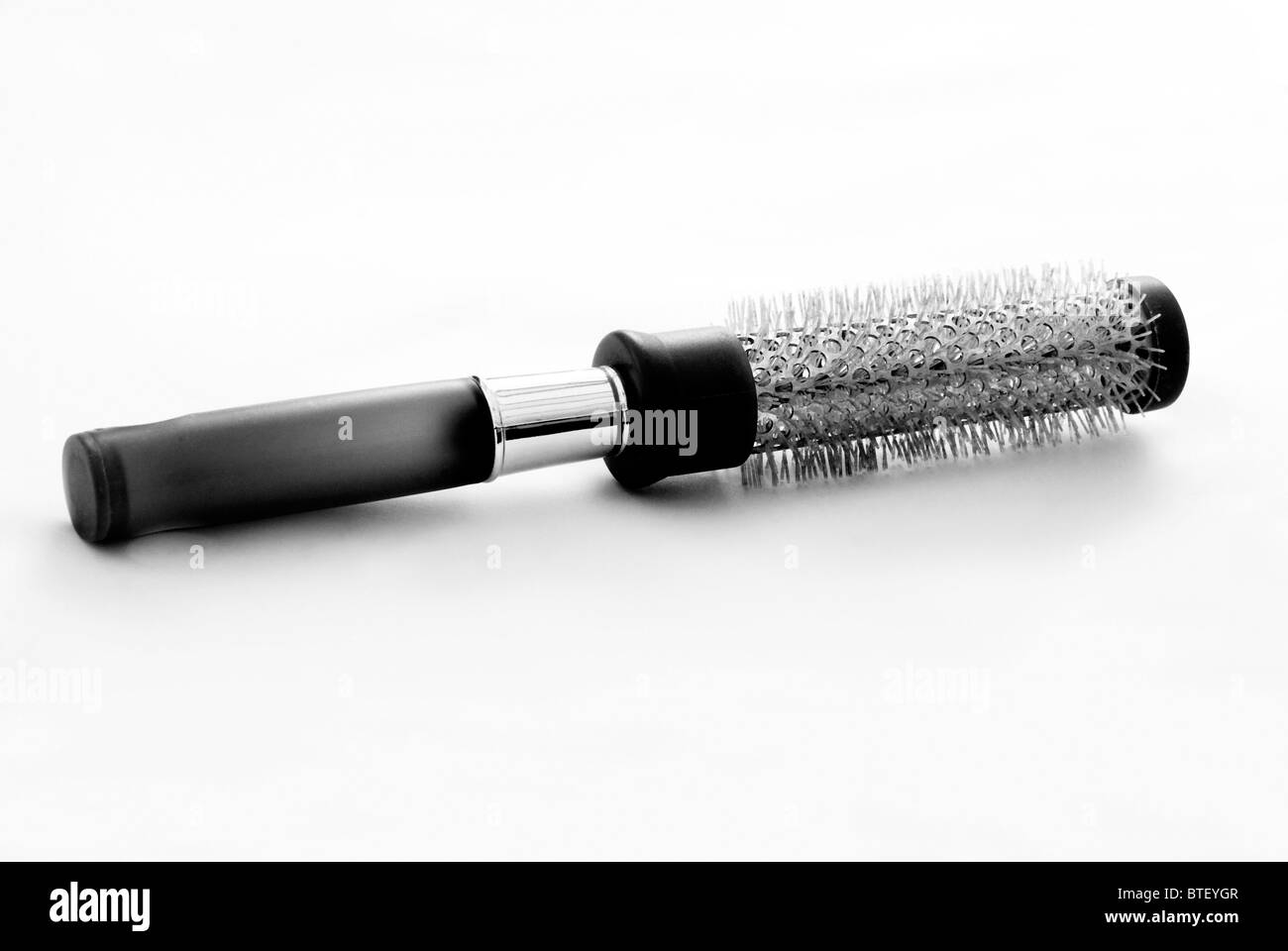Runde Haarbürste Stockfoto