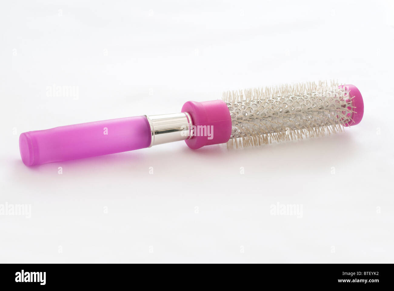 Runde Haarbürste Stockfoto