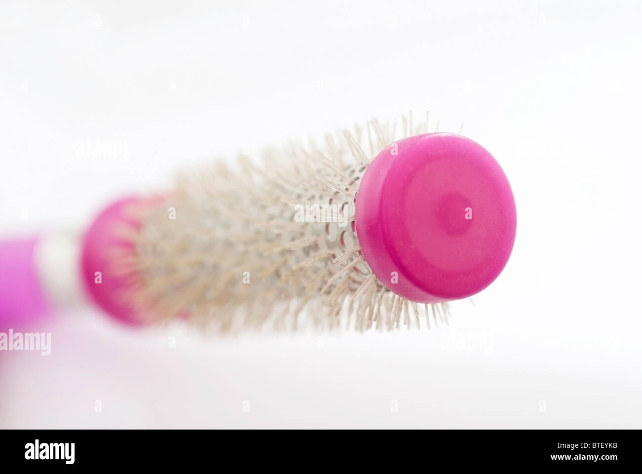 Runde Haarbürste Stockfoto