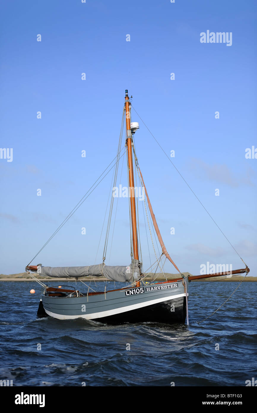 Schaluppe Segelboot Stockfoto