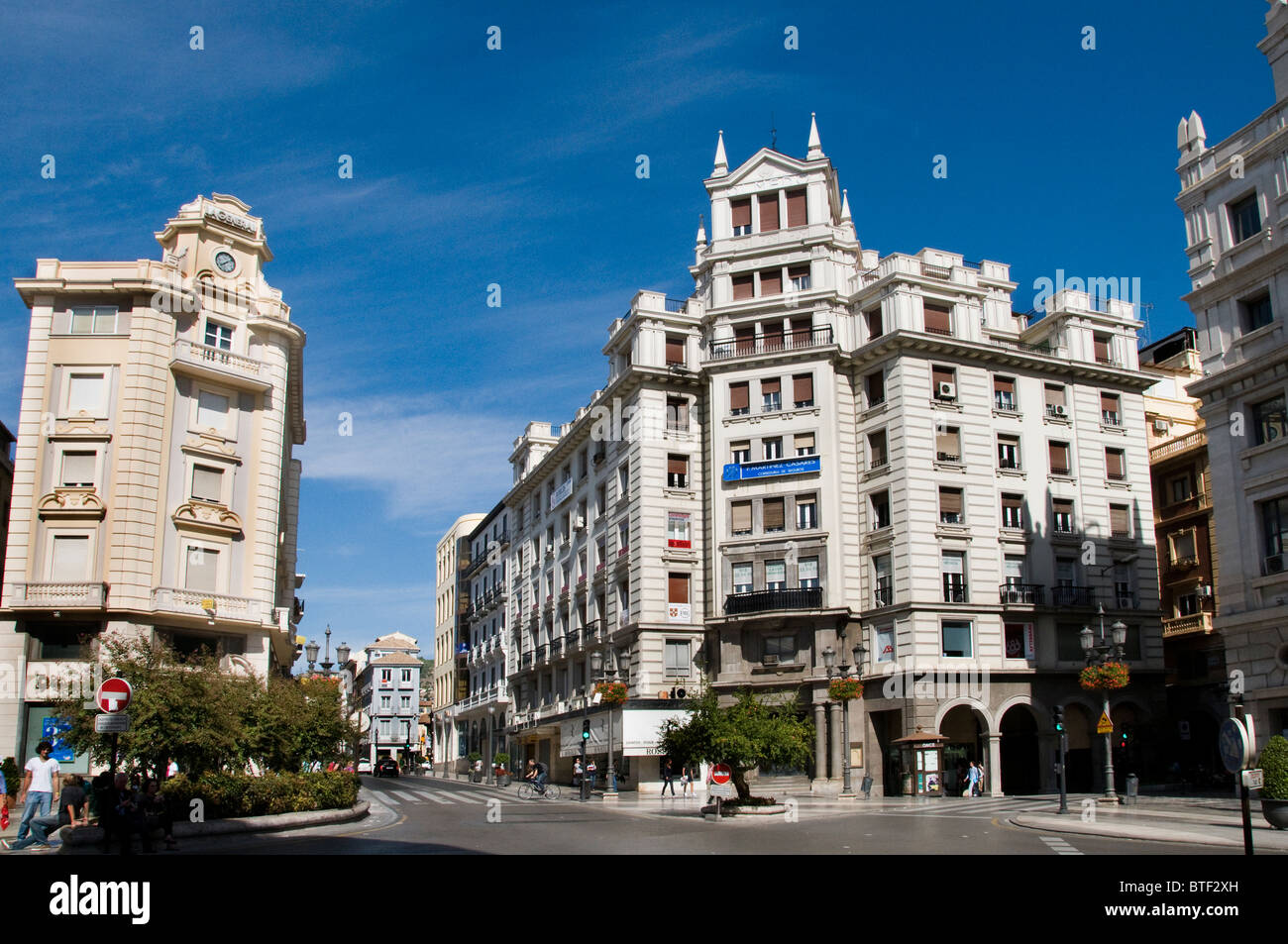 Stadt historische Stadtzentrum von Granada Spanien Andalusien Stockfoto