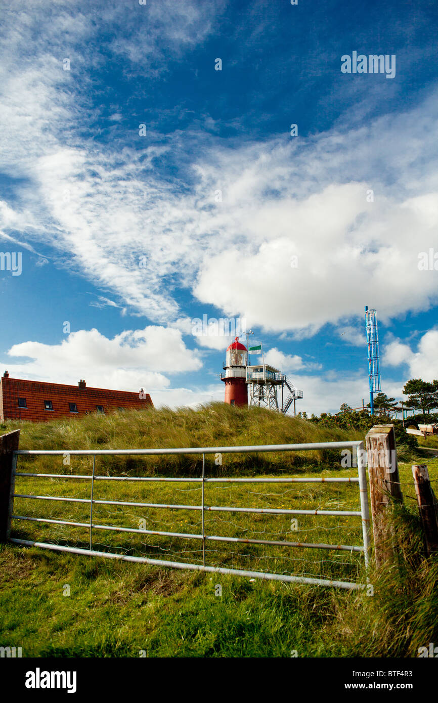 Leuchtturm von Vlieland Stockfoto