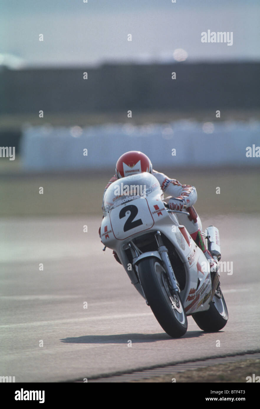 Brian Morrison, Drambuie Bike. Vintage MotoGP Stockfoto