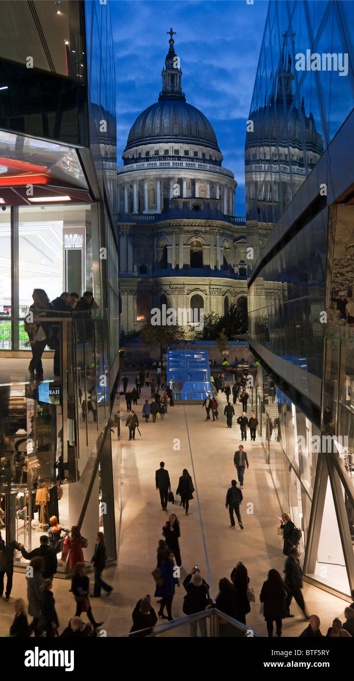 Eine neue Änderung Einkaufszentrum - City of London. Stockfoto
