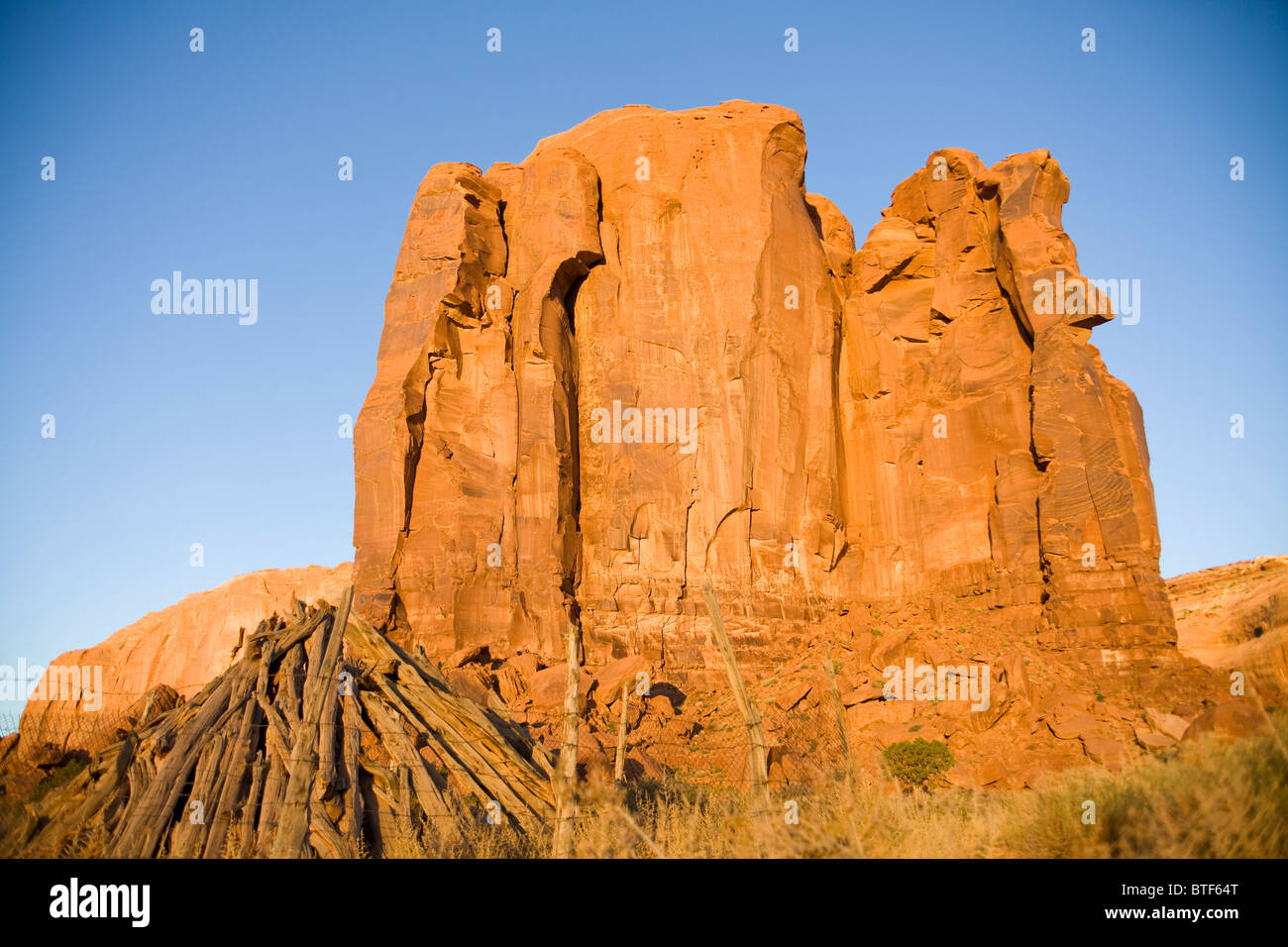 Roter Sandstein-Felsformation - Utah USA ausgesetzt Stockfoto