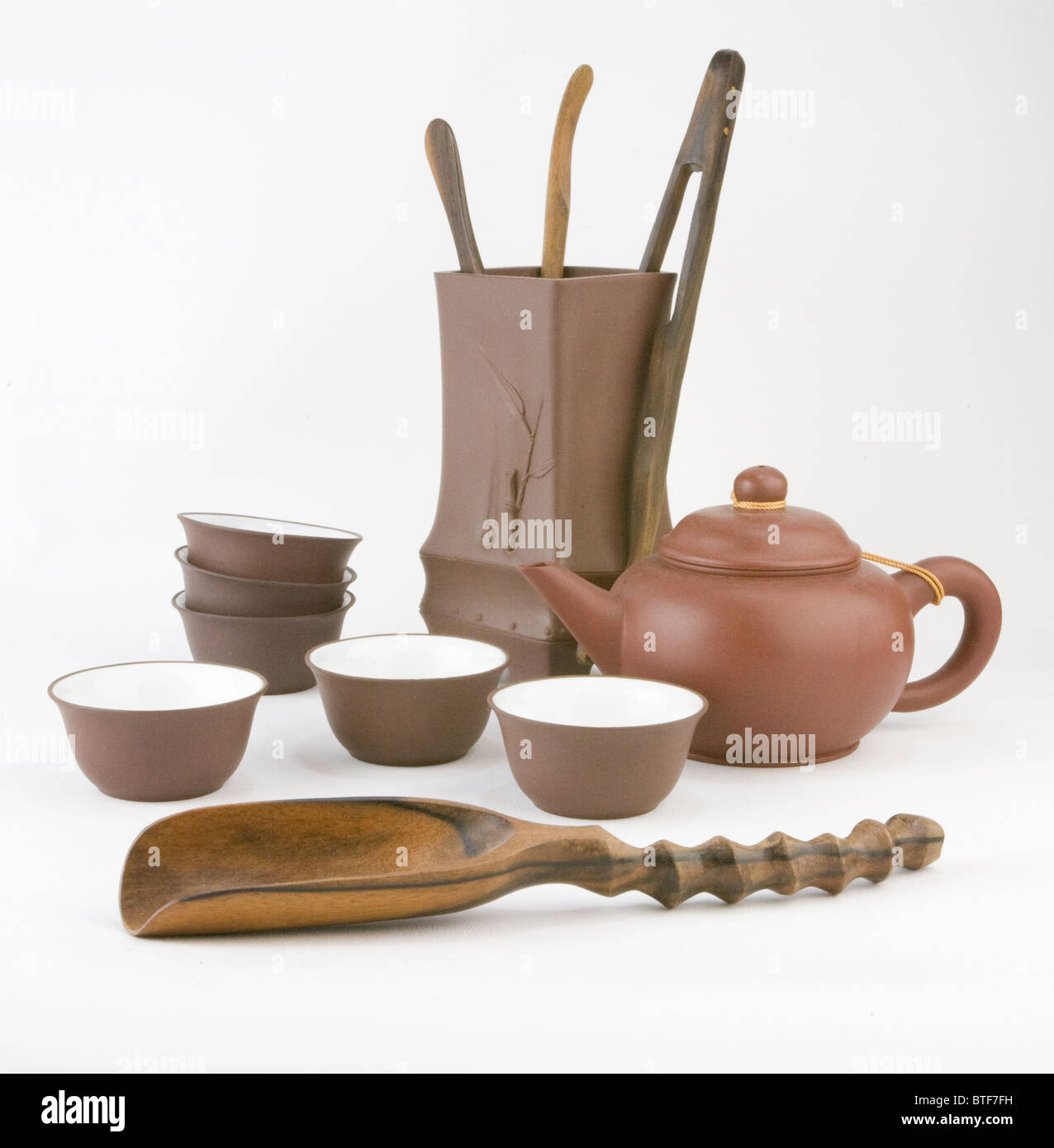 Chinesische Tee-Set, Stockfoto