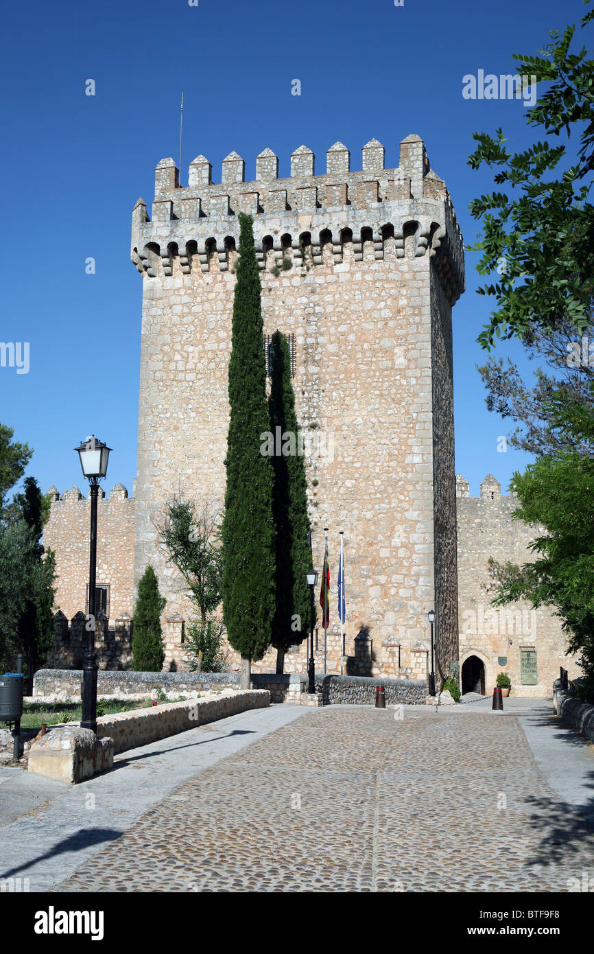 Alarcon Castilla La Mancha Spanien Europa Stockfoto