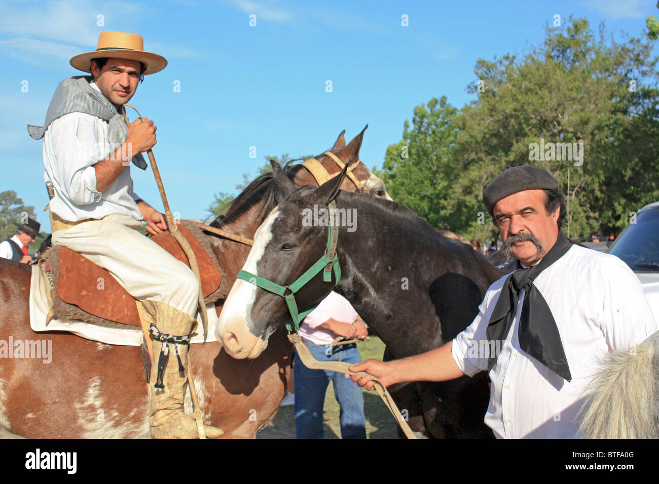 Gaucho-Festival, San Antonio de Areco, Argentinien Stockfoto