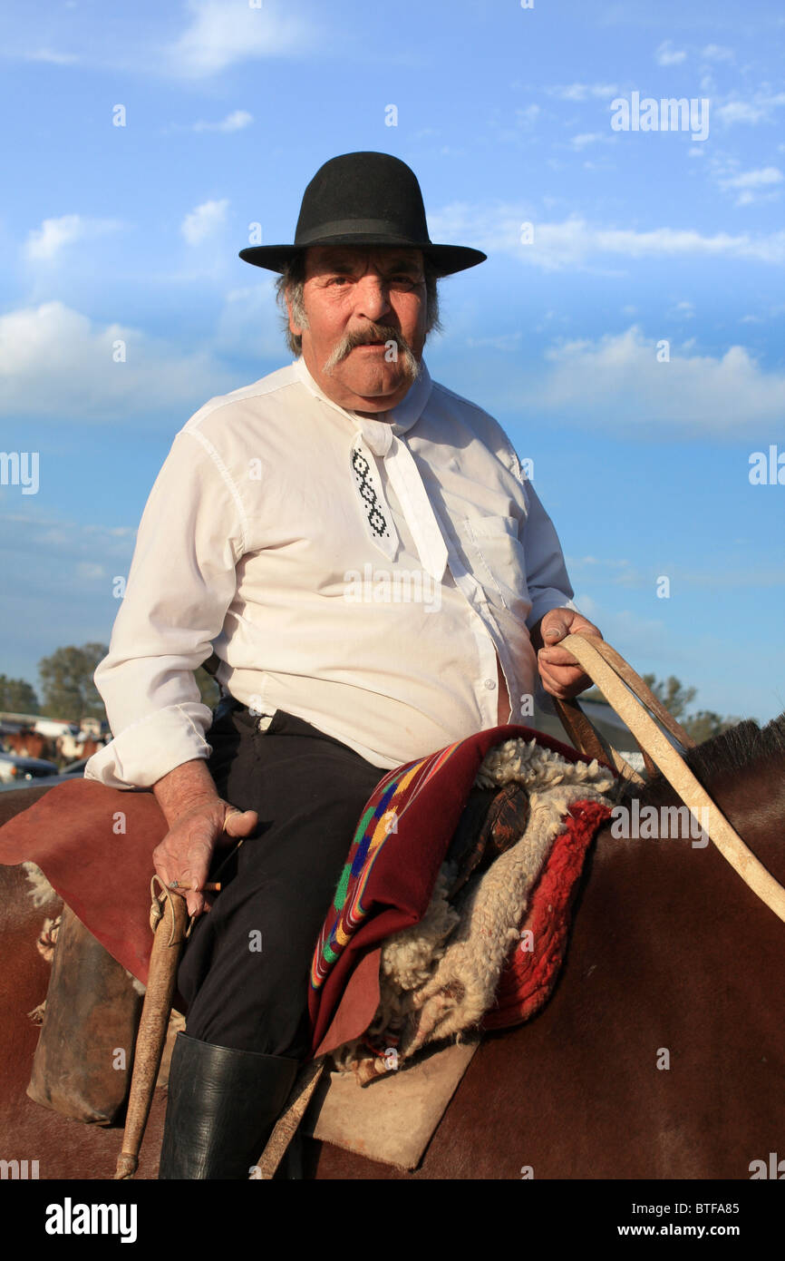 Gaucho-Festival, San Antonio de Areco, Argentinien Stockfoto