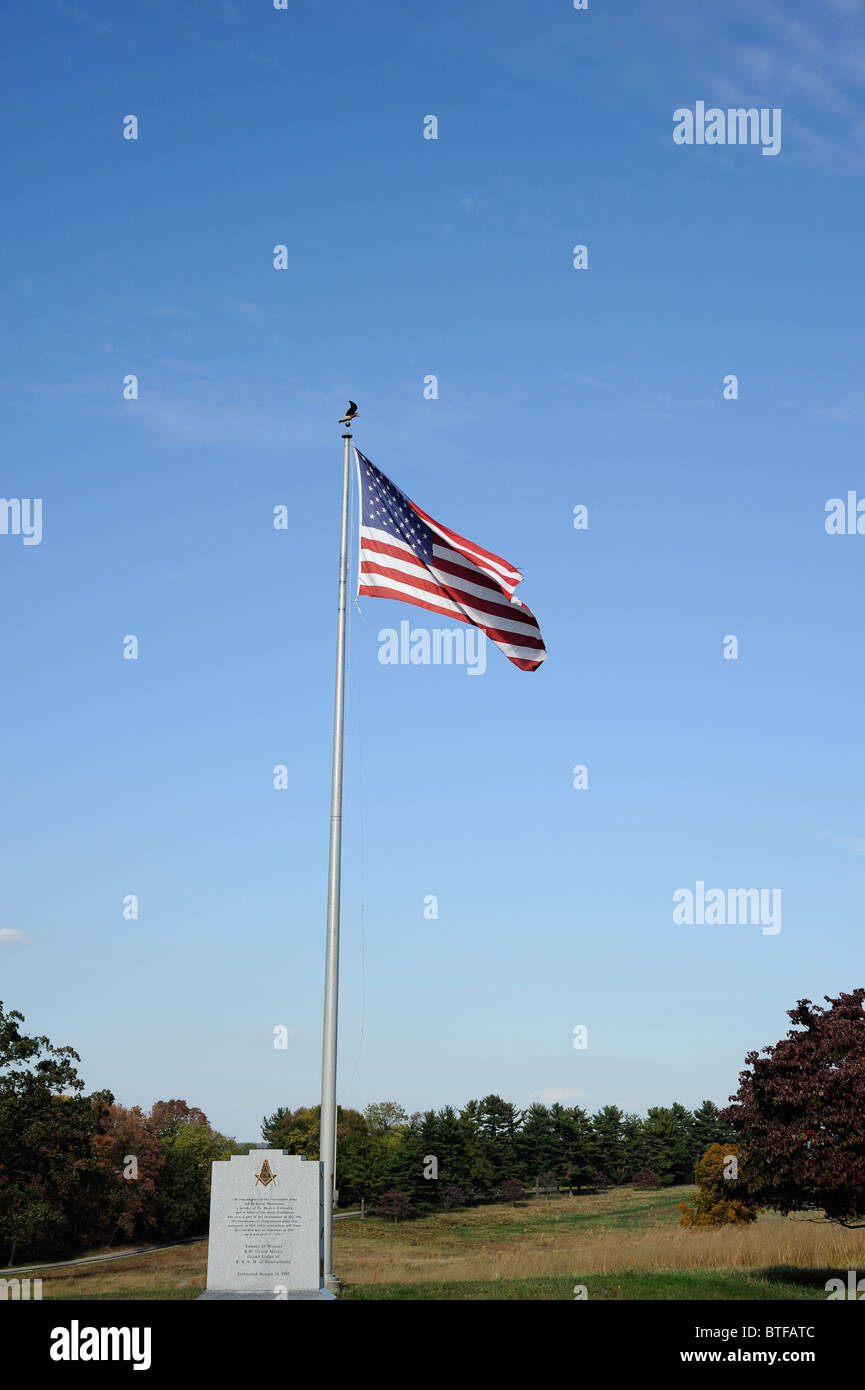 Senke-Schmiede, Philadelphia, Pennsylvania - Winterquartier für amerikanische Armee unter der Leitung von George Washington Stockfoto