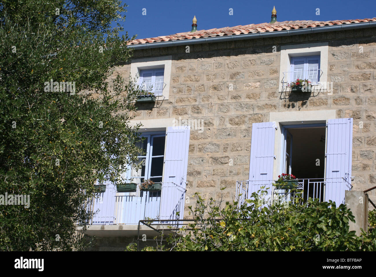 Leandri Haus, Porto Pollo, Korsika, Frankreich Stockfoto