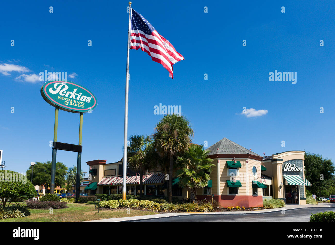 Perkins Restaurant am International Drive, Orlando, Zentral-Florida, USA Stockfoto